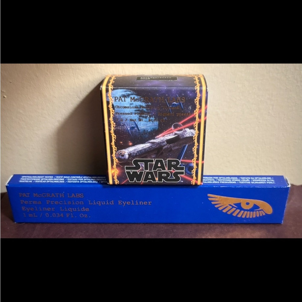 Pat McGrath-ChromaLuxe-Star Wars Edition-Gold & Liquid Eyeliner-Blk Coffee-Set